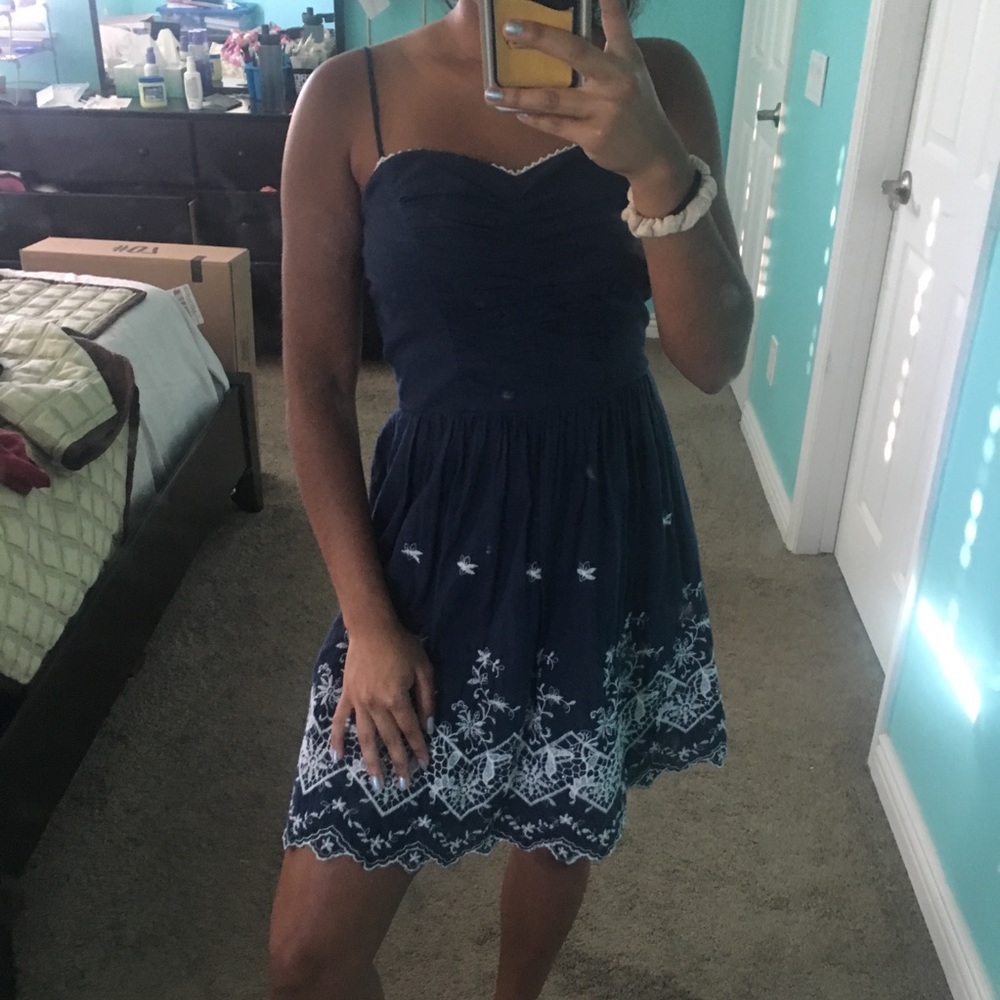 Navy Blue Dress